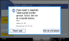 Illustratie scherm bedieningspaneel