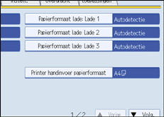 Illustratie scherm bedieningspaneel