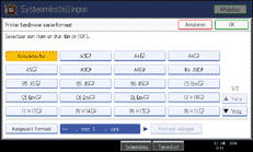 Illustratie scherm bedieningspaneel