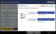 Illustratie scherm bedieningspaneel