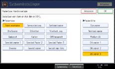 Illustratie scherm bedieningspaneel