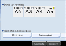 Illustratie scherm bedieningspaneel