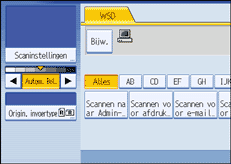 Schermafbeelding Bedieningspaneel