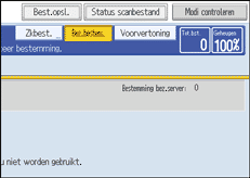 Schermafbeelding Bedieningspaneel