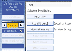 Schermafbeelding Bedieningspaneel