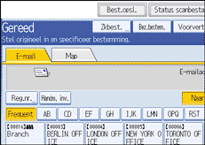 Schermafbeelding Bedieningspaneel