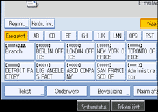 Schermafbeelding Bedieningspaneel