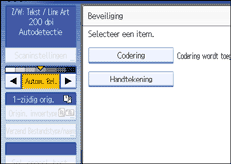 Schermafbeelding Bedieningspaneel