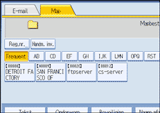 Schermafbeelding Bedieningspaneel