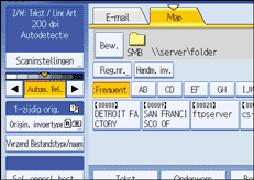 Schermafbeelding Bedieningspaneel