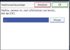 Schermafbeelding Bedieningspaneel
