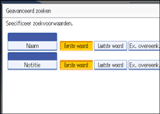 Schermafbeelding Bedieningspaneel