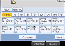 Schermafbeelding Bedieningspaneel
