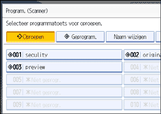 Schermafbeelding Bedieningspaneel