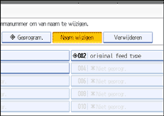 Schermafbeelding Bedieningspaneel
