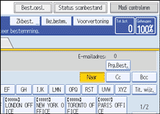 Schermafbeelding Bedieningspaneel
