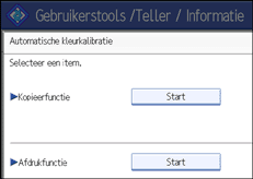 Schermafbeelding Bedieningspaneel