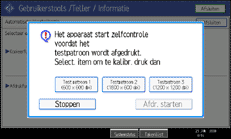 Schermafbeelding Bedieningspaneel