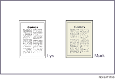 Illustrasjon av justering av bildekvaliteter