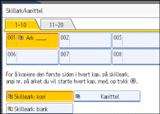 Illustrasjon av skjermpanelet