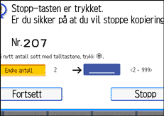 Illustrasjon av skjermpanelet