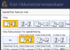 Illustrasjon av skjermpanelet