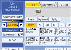 Illustrasjon over kontrollpanelet