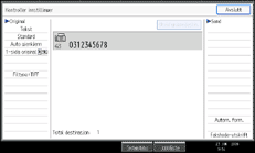 Illustrasjon over kontrollpanelet