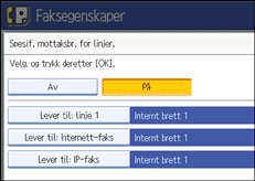 Illustrasjon av skjermpanelet