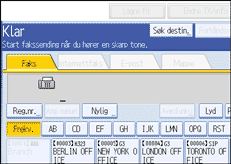 Illustrasjon over kontrollpanelet