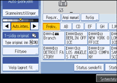 Illustrasjon over kontrollpanelet