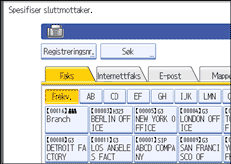 Illustrasjon over kontrollpanelet