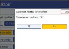 Illustrasjon over kontrollpanelet