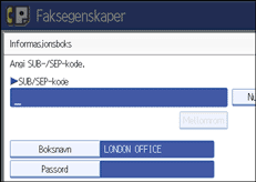 Illustrasjon over kontrollpanelet