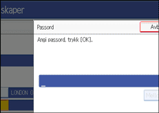 Illustrasjon over kontrollpanelet