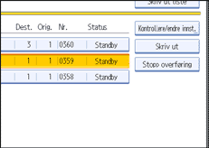 Illustrasjon over kontrollpanelet