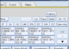 Illustrasjon over kontrollpanelet