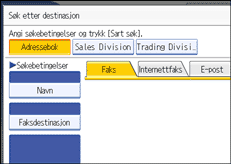 Illustrasjon over kontrollpanelet