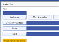 Illustrasjon over kontrollpanelet