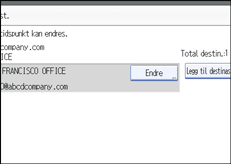 Illustrasjon over kontrollpanelet