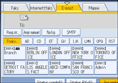 Illustrasjon over kontrollpanelet