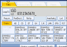 Illustrasjon over kontrollpanelet