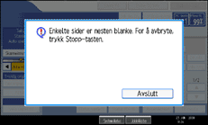 Illustrasjon over kontrollpanelet