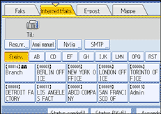 Illustrasjon over kontrollpanelet