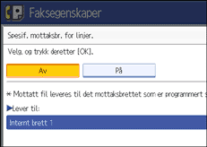Illustrasjon av skjermpanelet