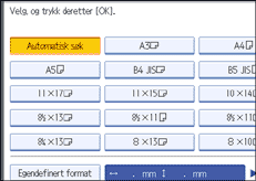 Illustrasjon av skjermpanelet