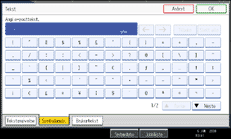 Illustrasjon av skjermpanelet