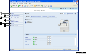 Illustrasjon med nummerert bildetekst