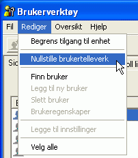 Illustrasjon av programskjerm