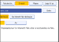 Illustrasjon av skjermpanelet
